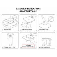 SIMPLE τραπέζι μεταλλικό με επιφάνεια mdf ΜΑΥΡΟ, Φ120xh75